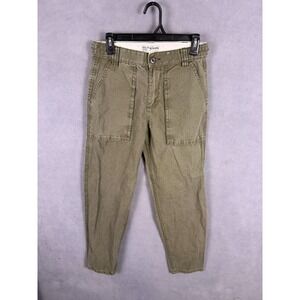 The Stronghold Utility Trousers Mens W28 L30 Khaki Green Tapered Leg Ripstop EUC